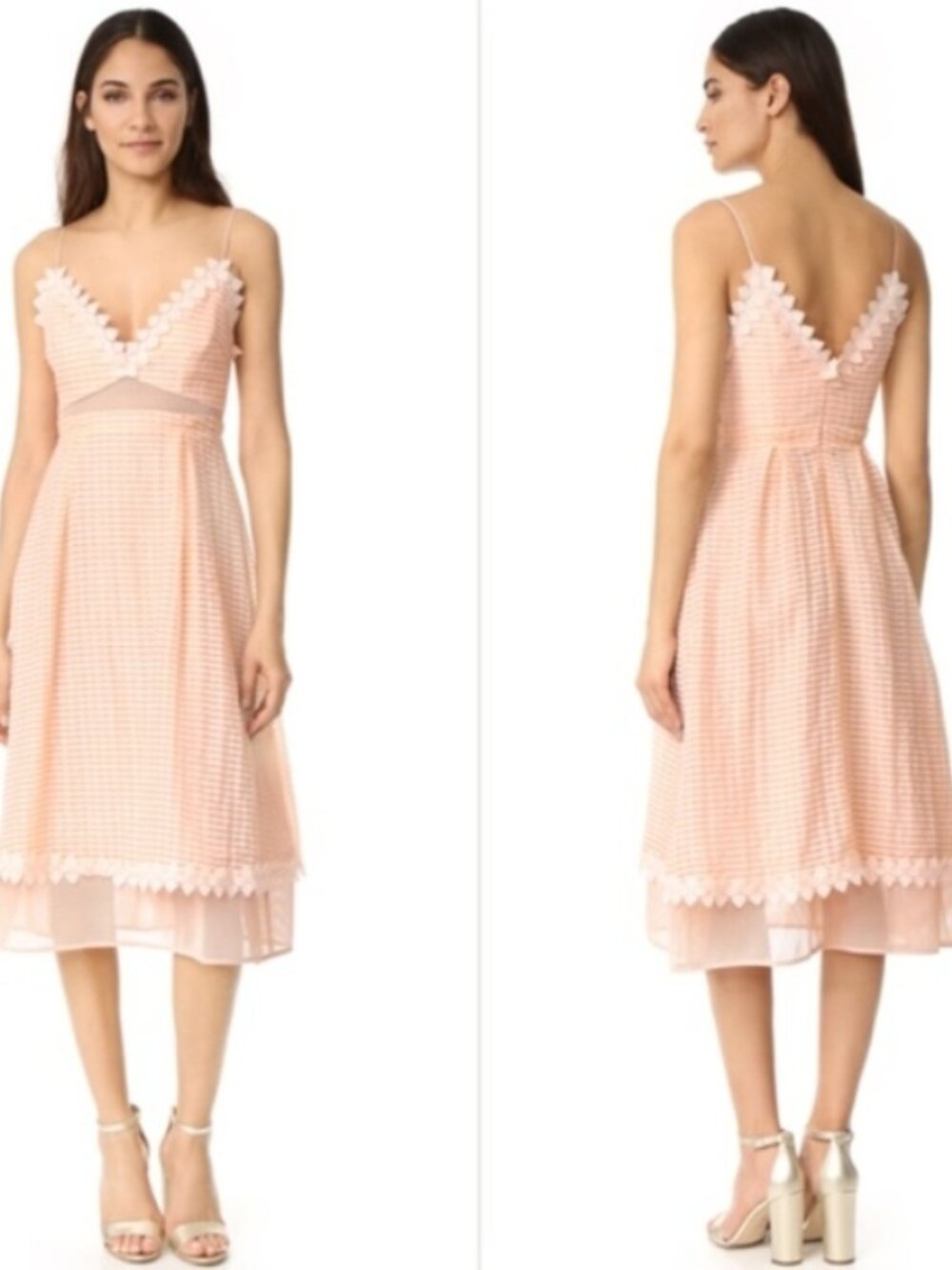 La Maison Talulah Beautiful Lie Midi Dress Size Large NWOT